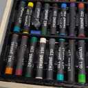 Art Supplies, Deluxe Kids Art Set with Drawing Easel, Crafts Kit in Portable Wooden Case, Oil Pastels, Colored Pencils, Watercolor Cakes, Sketch Paper, Creative Gift for Teens Beginners Girls Boys