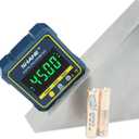 SHAHE Digital Angle Gauge Magnetic Protractor Inclinometer Level Angle Finder Angle Cube Level Box with Magnetic Base and Backlight