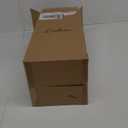 Emliviar Farmhouse Outdoor Post Light, 16" Exterior Post Lamp for Patio Porch with Seeded Glass, Black Finish, DE279P BK