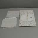 50 Pack Pre-Folded Vellum Jackets for 5x7 Invitations,AZAZA Translucent Invitation Sleeves,115GSM Vellum Jackets 5x7, Wedding Invitation Accessories,for Weddings Birthdays,Botanical Flower Pattern