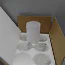 6 Pack White Frosted Glass Shades Replacement,5.51in Height,3.94in Diameter,1.65in Fitter, Cylinder Glass Shade Covers Replacement Globe for Pendant Light Floor lamps light fixtures Wall Sconces