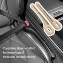KIFIDAN 2PCS Car Seat Gap Filler Organizer,Upgrade Car Side Seat Gap Filler with Phone Holder,Multifunctional Car Seat Filler Gap Space Prevents Things Dropping for Cars,SUVs (Beige)