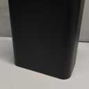 STORi Luup Bathroom Wastebasket, Secure Grocery Bags, Plastic Garbage Container for Vanity, Laundry Room, Kitchen, Office, 2.5 Gallon, Black, Made in USA (1 Pack)