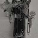 Kitchen Utensil Set-Silicone Cooking Utensils-33 Kitchen Gadgets & Spoons for Nonstick Cookware-Silicone and Stainless Steel Spatula Set-Best Kitchen Tools, Useful Pots and Pans Accessories (Black)