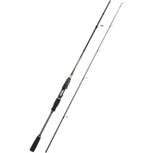 6’0” Spinning Fishing Rod, Medium Power Fast Action, 2-Piece Carbon Fiber Spinning Rod, 8-16LB Line Weight, 0.28-1.3oz Lure Weight, 5+1 Stainless Steel Ceramic Guides