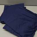 iMaylex Soft 100% Egyptian Cotton Zipper Pillow Case, Cozy and Lightweight Pillowcase, Set of 2, Navy Blue, King, 20" x 36"