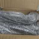 Wlrrcwdttc 7-12 inch Metal Adjustable Furniture Legs with 2.36 inch Swivel Caster Wheels for Cabinet/Sofa/Bed/Dresser/Couch/Coffee Table,Heavy Duty Replacement Support Legs with Caster Wheels Set of 4