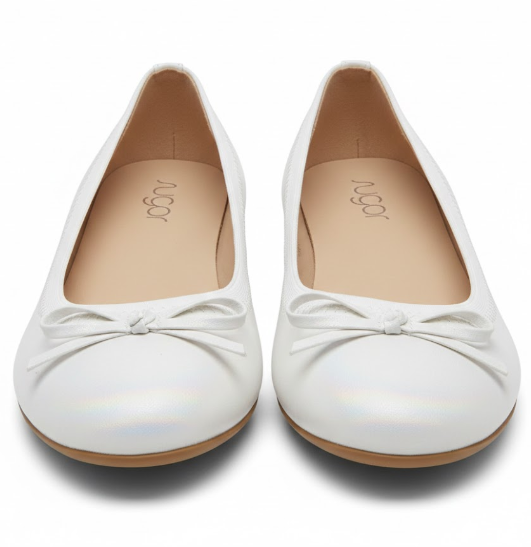Sugar Shoes, White, Size 4