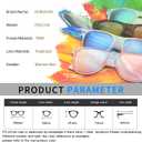 FEIDUSUN Sunglasses Men Polarized Sunglasses for Mens and Womens,Black Retro Sun Glasses Driving Fishing UV Protection