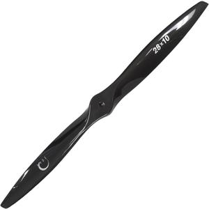 XOAR PJT1 28 Inch 2-Blade Carbon Fiber RC Airplane Propeller Prop for Fixed-Wing RC Planes w/ 120cc Engine (28x10 Tractor)