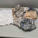 Nora's Nursery Cloth Diaper Cover, Reusable Cover with Snap Closure for Flat or Fitted Inserts - 7-Pack with Wet Bag - Modern Bloom