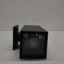 ASD 2 Light Square LED Indoor & Outdoor Wall Light Fixture | 18W 1900LM 3000K-5000K 120V Cylinder Up Down Lights | Dimmable Exterior Wall Sconce | Front Door, Porch, Patio | Black, ETL