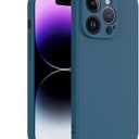 iPhone 15 Pro Max Case Dark Blue, Scratch Resistant with Soft Touch, Slim Thin Phone Cover for iPhone 15 Pro Max 6.7 inch