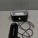 Flame Diffuser for Essential Oils, 200ml Ultrasonic Aroma Diffusers with Cool Mist, Aromatherapy Diffuser with Auto-Off Protection, Small Humidifier for Home,Office,Bedroom,Gift, Unscented (Black)