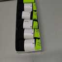 CS CELERSPORT Men's Ankle Running Socks with Cushion Low Cut Athletic Tab Socks for Men Women 6 Pack (X-Large, Black + Green)