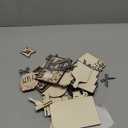 CroBlissful 23 Pcs Winter Tiered Tray Decor Snowman Farmhouse Decor Christmas Tiered Sign Winter Table Centerpieces Snowman Wood Blocks Signs for Home Shelf, Without Tray(Black, White,Snow)