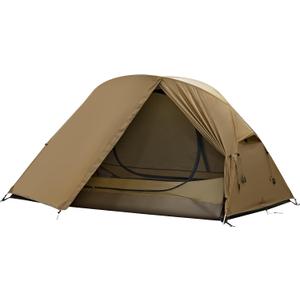 MC TOMOUNT Backpacking Tent Ultralight Nylon 1-2 Person Tent 3.3lbs-4.4lbs for Hiking Camping