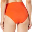 Amazon Essentials Women's High Waist Swim Bottom (Available in Plus Size) (5X, Orange)