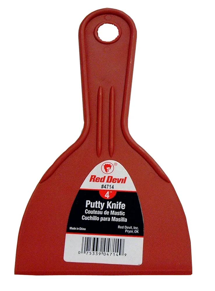 Red Devil 4714 4" Plastic Putty Knife 3PCS