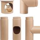 Hamster Tunnels,Hamster Tubes, Composable DIY and Build Hamsters Tunnels, Small Animals Exercise Toys, Tunnel for Mouse Gerbils Mice, Hamsters Gifts