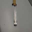 Frameless Shower Door Support Bar, Stainless Steel Wall-to-Glass Support Arm to Fixed Shower Glass Panel, for 1/4"-3/8" (6-10 mm) Door, 180 Pivot & Stow-Flat Mode (Brushed Nickel, 15.8-inch(400mm))