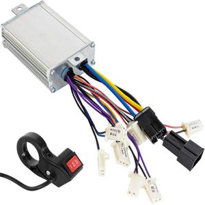 Brush DC Controller 48V 1000W Brush Motor Speed Control Brushed Controller with 3 Speed Switch for Scooter Electric Bicycle (48V 1000W)