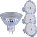 ukzboss mr16 led Bulb dimmable 120v 110V 5w 2700K Warm White Soft White Spot Light Equivalent to 50w Halogen Bulb for Tracking Light MR16 Fixture (4 Pack)