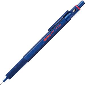 Rotring 600 Mechanical Pencil 0.5 mm Blue Full-Metal Pencil Body Hexagonal Drafting Stocking Stuffer Holiday Gifts for College Students Christmas Gifts for Teachers