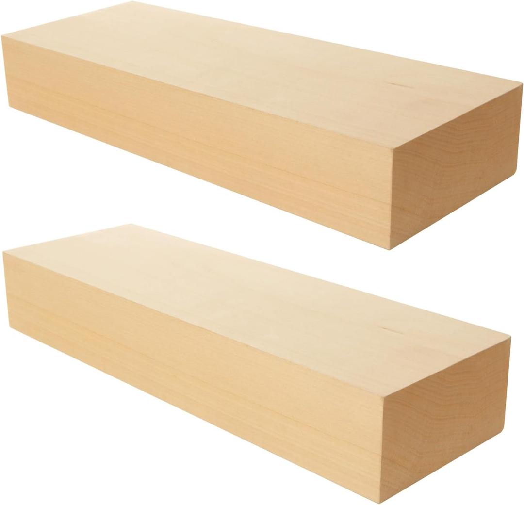 2 Pack Unfinished Basswood Carving Blocks, 12x4x2Inch Large Bass Wood Blocks for Wood Carving for Home, Crafts, Class, Arts, Christmas DIY Supplies 2 Pack Unfinished Basswood Carving Blocks, 12x4x2Inch Large Bass Wood Blocks for Wood Carving for Home, Crafts, Class, Arts, Christmas DIY Supplies
