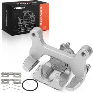 A-Premium Disc Brake Caliper Assembly with Bracket Compatible with Ford Vehicles - F-150 F150 2021 2022 2023 2024 2025 - Rear Left Driver Side