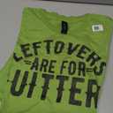 Funny Saying Leftovers Are For Quitters Food Joke Women Men T-Shirt