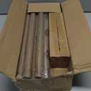 Wood Curtain Rods for Windows 72 to 144 Inch(6-12ft),1 Inch Heavy Duty Curtain Rod with Imitation Wood Grain Finials, Boho Adjustable Drapery Rods of Window Treatment