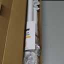 Closet Rods for Hanging Clothes, 17 to 54 Inch Heavy Duty Stepless Adjustable Closet Hanging Rod, 1.3 Inch Diameter Metal Closet Rod for Wardrobes Laundry Bedroom RV, White