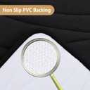 Buganda Memory Foam Bathroom Rug Mat 30x20, Extra Soft and Absorbent Bath Mats, Non-Slip and Machine Washable Bath Rugs for Bathroom Floor,Tub and Shower, Black