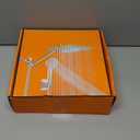 Jafeton High Pressure Rainfall Shower Head with Handheld Spray Combo  5 Spray Modes, 10" Rain Shower, Anti-Clog Nozzles, Rust-Resistant Chrome Plating & Brass, Flexible Extension Arm