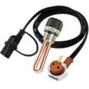 5003619AB Engine Block Immersion Heater for 2011-2018 2500 3500 R-am 6.7L L6 Die-sel 2001-2010 Do-dge 5.9L 6.7L L6 Die-sel 120 Volts 750 Watts with Cord set Cord and Plug Protector