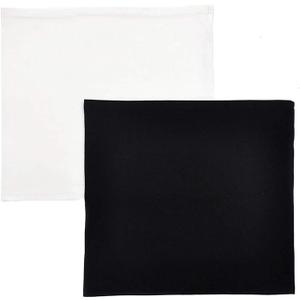 Shirt Extender for Women Plus Size Skirt Extenders Band White and Black 2 Pieces