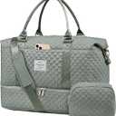 LOVEVOOK Travel Duffle Bag,Weekender Bags for Women with Shoe Compartment，Carry on Overnight Bag with Toiletry Bag,Gym Duffel Bag with Wet Pocket, Hospital Bags for Labor and Delivery