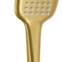 Brushed Gold Shower Head Sprayer with 59 Inch Hose And Bracket Wall Mount Handheld Showerheads SUS304 Stainless Steel Handheld Shower Wand Single Function Shower Set