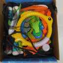Chuchik 30 Pcs Diving Toys, Swimming Pool Toys for Kids Ages 4-8 8-12 with a Storage Net Bag. Pool Dive Toys for Kids. Pool Games, Swim Summer Water Toys. Include Diving Sticks & Pool Rings