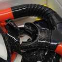 Snorkeling Gear for Adults, Dry-Top Snorkel Set Scuba Diving mask, 180Panoramic Wide View Professional Snorkeling Gear Breathing Freely Snorkel Mask (Yellow+Red)