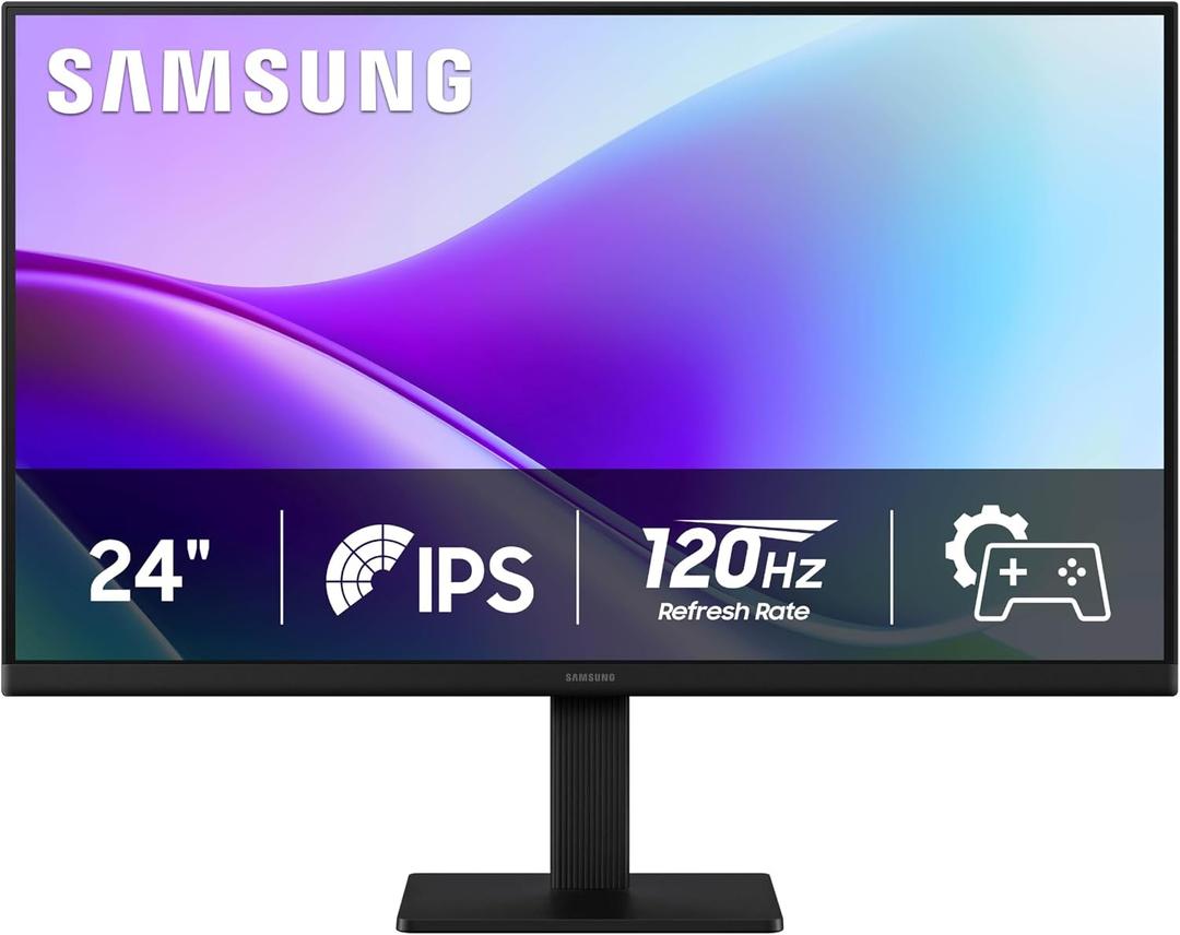 Samsung 24" S3 (S32GF) FHD High Resolution 120Hz Monitor with IPS Panel, Flicker Free, Eye Saver Mode, LS24F320GANXZA, 2025