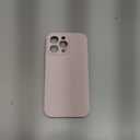 LOVE 3000 Designed for iPhone 14 Pro Max Case, Premium Silicone with [Soft Anti-Scratch Microfiber Lining] Shockproof Protective Phone Case for Men Women Girls 6.7", Chalk Pink