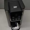 Hot & Iced Coffee Maker with Bold Setting, Single Serve Coffee Maker for K Cup and Grounds, 6-14 Oz Brew Sizes, 50 Oz Removable Water Tank, One Cup Coffee Machine with Reusable Filter, Black