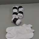 CS CELERSPORT 6 Pairs Ankle Athletic Running Socks Low Cut Sports Tab Socks for Men and Women (Medium)