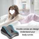 Butt Cushion for Couples Pregnant Women Enhanced Supporting Model Furniture Pillow Support Pillowcase Suitable for Home Use, Ideal for Sitting and Lying, Pillow Modern and Simple Style (Grey)
