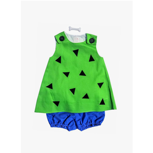 Luke and Lulu Halloween Toddlers Costume - Pebbles Outfit For Baby Girls - Caveman Bam Bam Costume for Baby Boys 18M