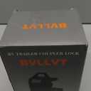 Heavy Duty Trailer Hitch Lock for 2 5/16" Ball Coupler - Adjustable Locking Mechanism Design - Anti-Theft Solid Steel Coupler Lock for RV, Boat, Camper Trailer