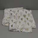 AQOTHES Christmas Tree White Throw Pillow Covers 24x24inch, Set of 2 Winter Holiday Decorative Faux Fur Fuzzy Pillows Covers with Glitter Printed for Christmas Decor Sofa Couch Home