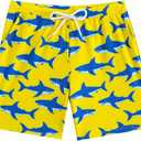 Toddler Boys Swim Trunks Quick Dry Mesh Swim Shorts Kids Elastic Waist Beach Boardshorts Swimsuit : 6-8 Years